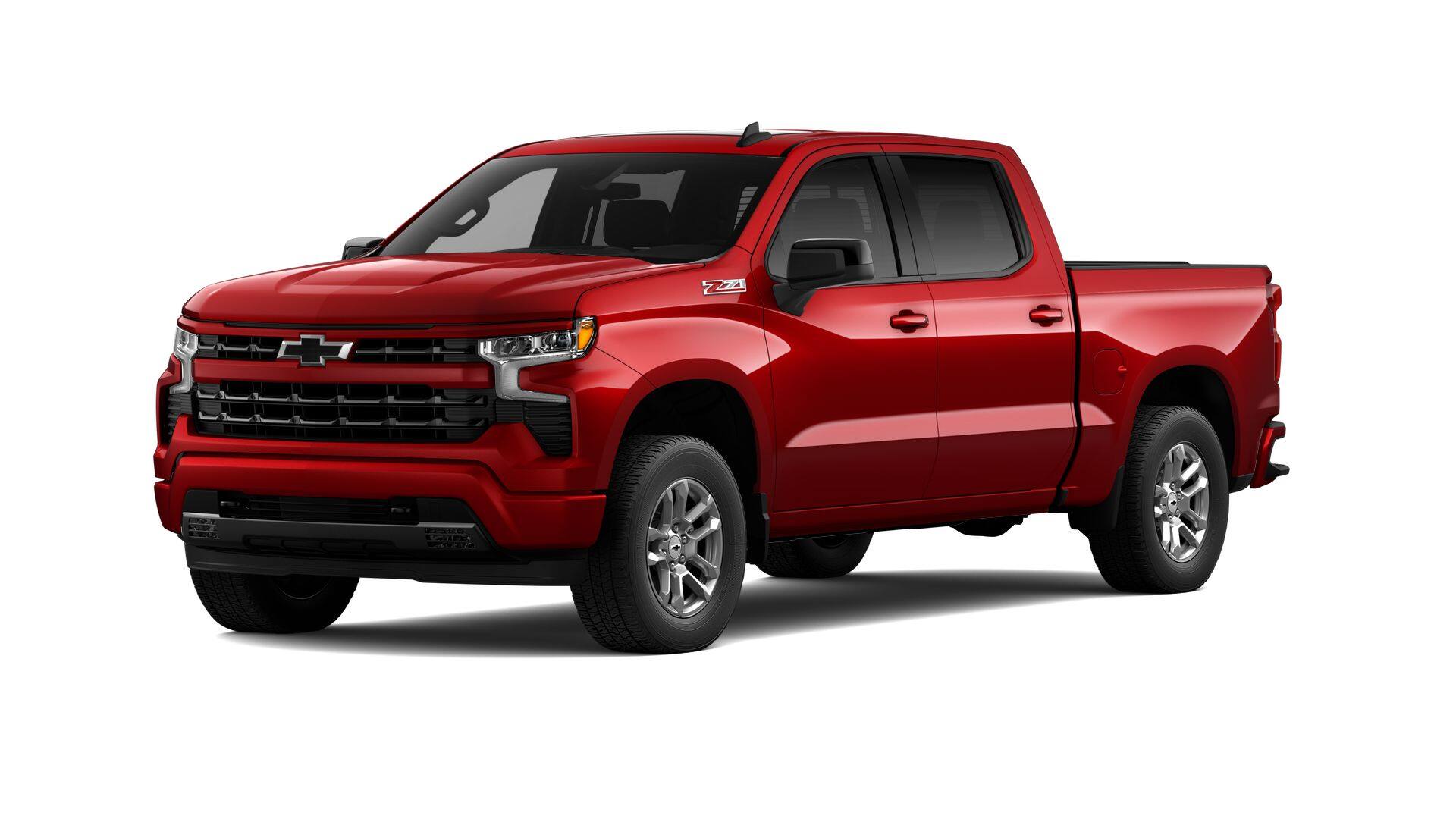 2026 Chevrolet Silverado 1500 RST in Radiant Red Tintcoat — front three-quarter view